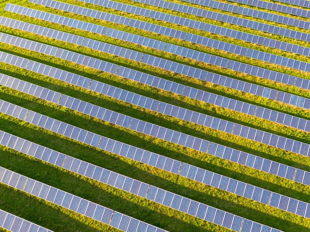 Photovoltaikanlage auf landwirtschaftlichen Flächen